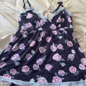 Laura Ashley cami and shorts